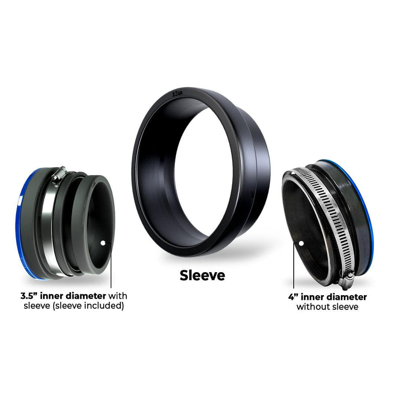 Load image into Gallery viewer, NGR Turbo Filter 4in & 3.5in Sleeve Option - Stainless Steel - Best Turbo Filters