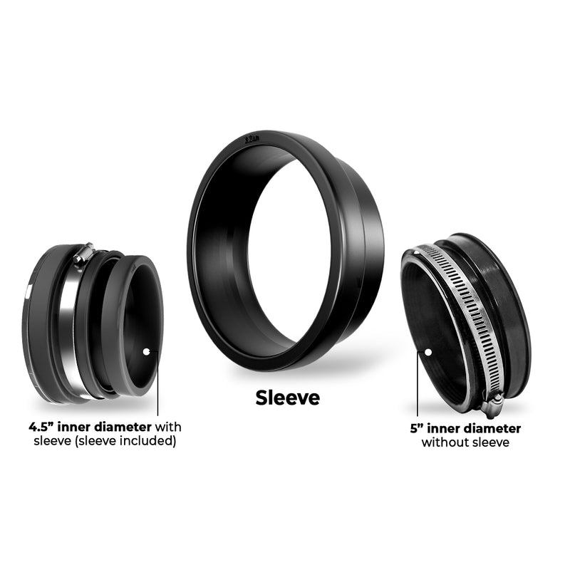 Load image into Gallery viewer, NGR Drag Turbo Filter Black 5in/4.5in One Piece - Best Turbo Filters