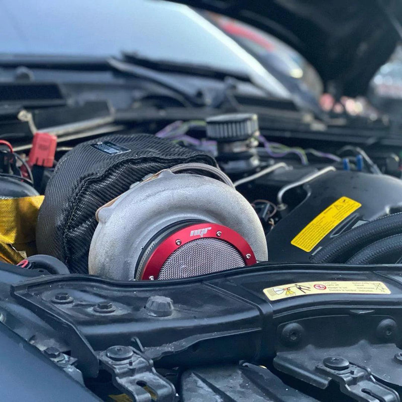 Load image into Gallery viewer, NGR Street Edition Turbo Guard Red - Fits 4in & 3.5in - Best Turbo Filters