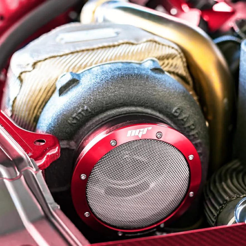 Load image into Gallery viewer, NGR Street Edition Turbo Guard Red - Fits 4in & 3.5in - Best Turbo Filters