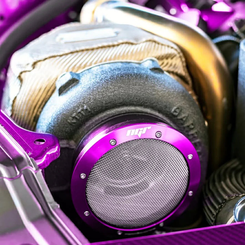 Load image into Gallery viewer, NGR Turbo Filter Purple (3in/2.5in) One-Piece Design - Best Turbo Filters