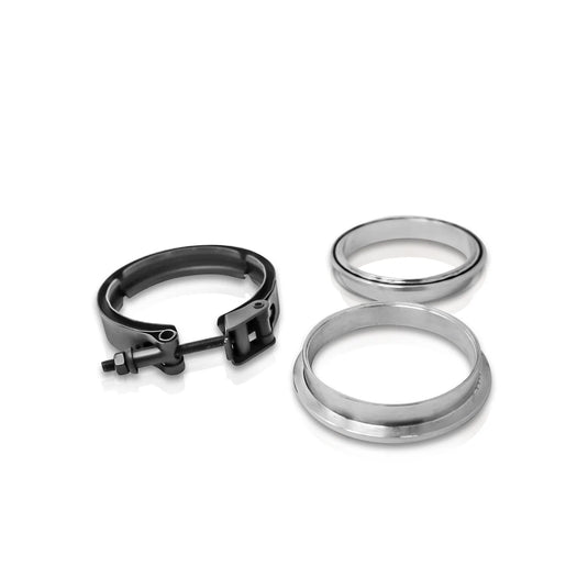 NGR V-Band Kit (Black) - 2.5in Aluminum Clamp - Best V-Bands