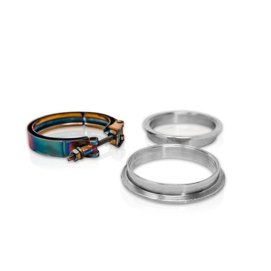 NGR 4in Neochrome V-Band Clamp Kit (6061-T6 Aluminum) - Best V-Bands