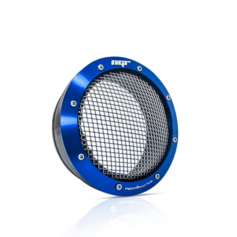 Load image into Gallery viewer, NGR Turbo Filter Drag Edition Blue Guard 4in & 3.5in - Best Turbo Filters