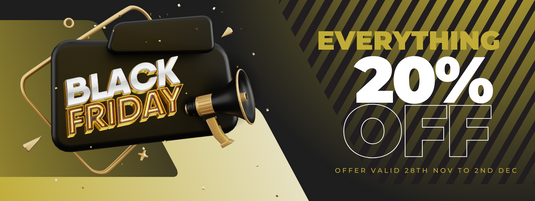 20% OFF Everything - Your Black Friday Performance