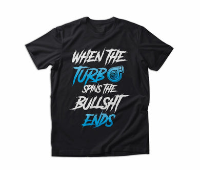 DUEB Eat Sleep Boost Repeat Crew Neck T-Shirt - Blue Design - Front