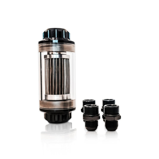 NGR Fuel Filter Drag Edition | Clear Cylindrical Design  - Best Fuel Filters