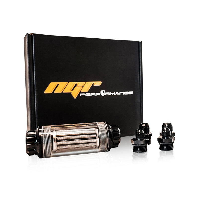 Load image into Gallery viewer, NGR Fuel Filter Drag Edition | Clear Cylindrical Design  - Best Fuel Filters
