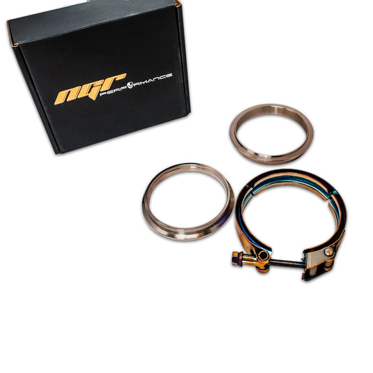 NGR V-Band Kit (Stainless Steel) V-Band Clamp 3.5in (Neochrome)  - Best V-Bands