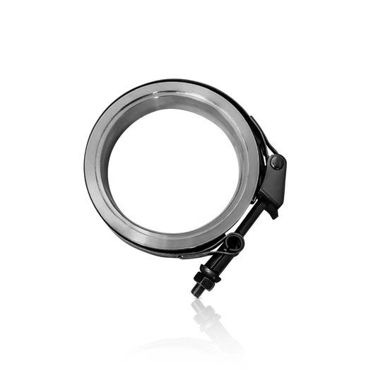 NGR V Band 4in (Stainless Steel) V-Band Clamp (Black)  - Best V-Bands