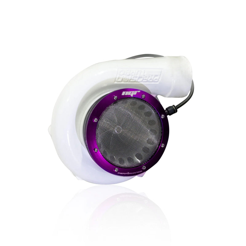Load image into Gallery viewer, NGR Turbo Filter (Street Edition) One-Piece - Purple Turbo Guard with 3.5in Diameter
