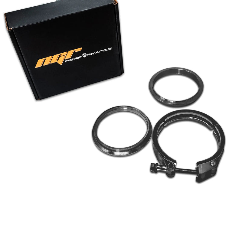 Load image into Gallery viewer, NGR V Band 4in (Stainless Steel) V-Band Clamp (Black)  - Best V-Bands
