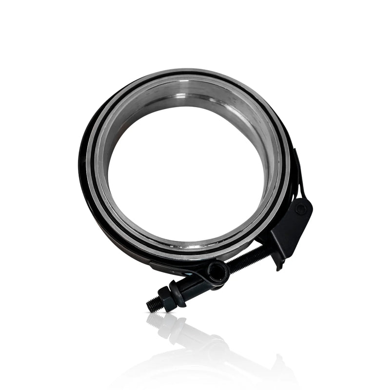 Load image into Gallery viewer, NGR V Band 3.5in | Kit (Aluminum) | V-Band Clamp (Black) 
