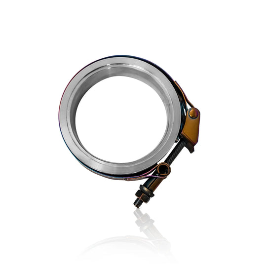 NGR V-Band Kit (Stainless Steel) V-Band Clamp 3.5in (Neochrome)  - Best V-Bands