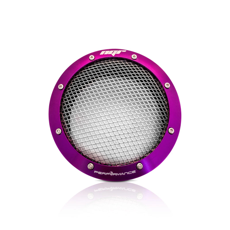 Load image into Gallery viewer, NGR Turbo Guard 3.5 Inch-Turbo Filter - One-Piece - Purple - Front View
